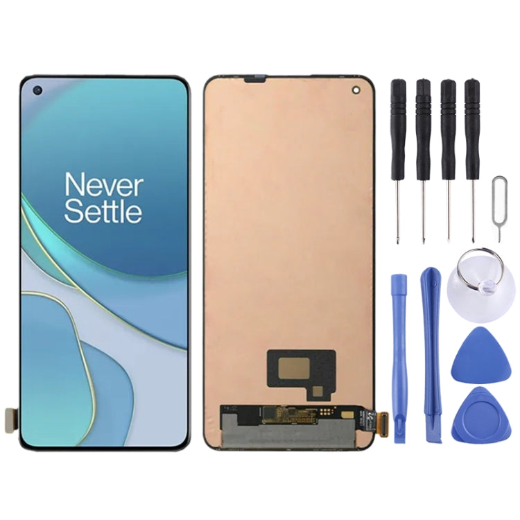 TFT LCD Screen For OnePlus 8T 5G KB2001 KB2000 KB2003 with Digitizer Full Assembly, Not Supporting Fingerprint Identification, For OnePlus 8T 5G(AMOLED) For OnePlus 8T 5G(AMOLED)