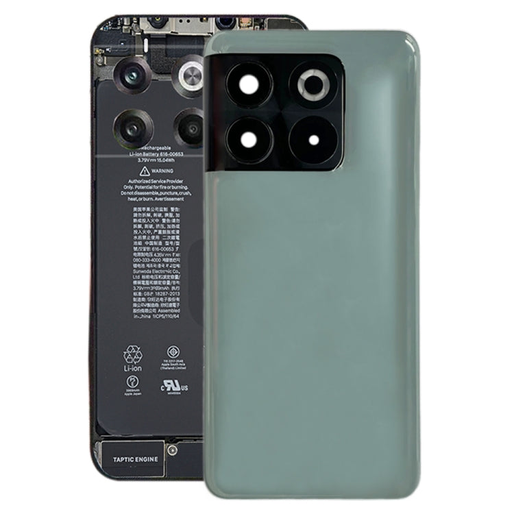 For OnePlus Ace Pro PGP110 Battery Back Cover with Camera Lens Cover, For OnePlus Ace Pro For OnePlus Ace Pro Green
