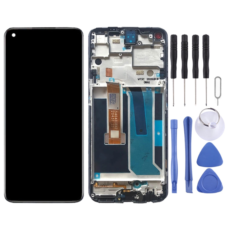 For OnePlus Nord N10 5G BE2029 Digitizer Full Assembly with Frame OEM LCD Screen, For OnePlus Nord N10 5G