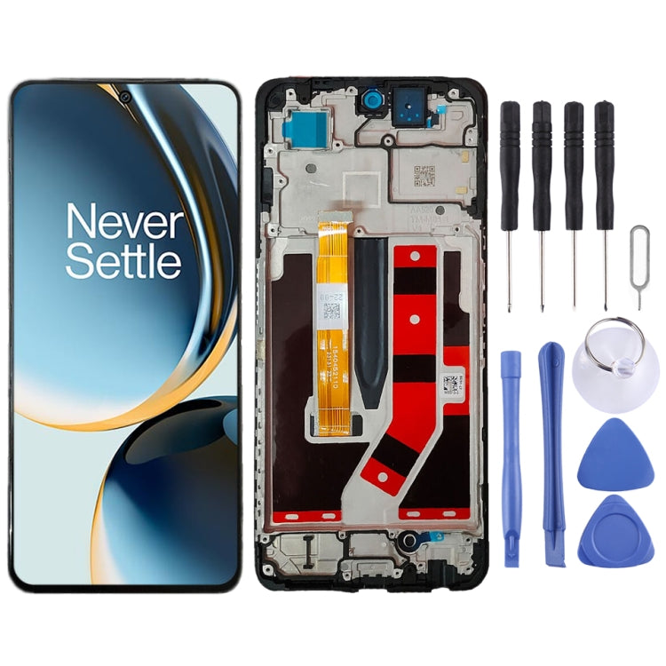 For OnePlus Nord N30 5G 2023 CPH2513 LCD Screen Digitizer Full Assembly with Frame, For OnePlus Nord N30 5G 2023 For OnePlus Nord N30 5G 2023
