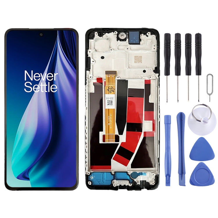 For OnePlus Nord N30 SE CPH2605 IPS LCD Screen Digitizer Full Assembly with Frame, For OnePlus Nord N30 SE For OnePlus Nord N30 SE
