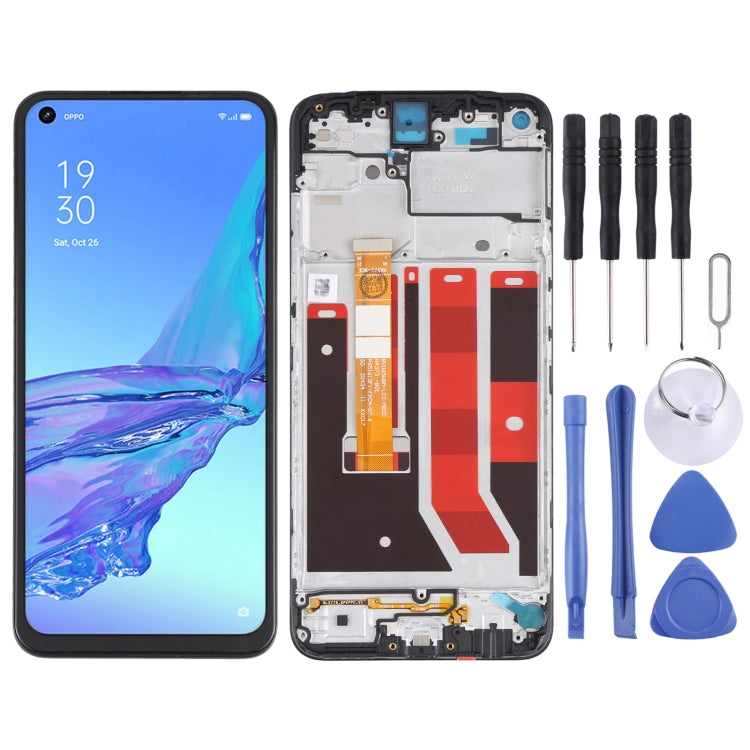 Original LCD Screen and Digitizer Full Assembly With Frame for OPPO A53 4G CPH2127 CPH2131, For OPPO A53 4G For OPPO A53 4G