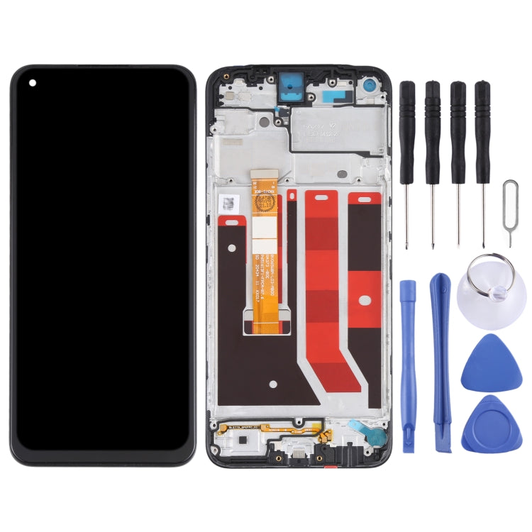 Original LCD Screen and Digitizer Full Assembly With Frame for OPPO A53 4G CPH2127 CPH2131, For OPPO A53 4G