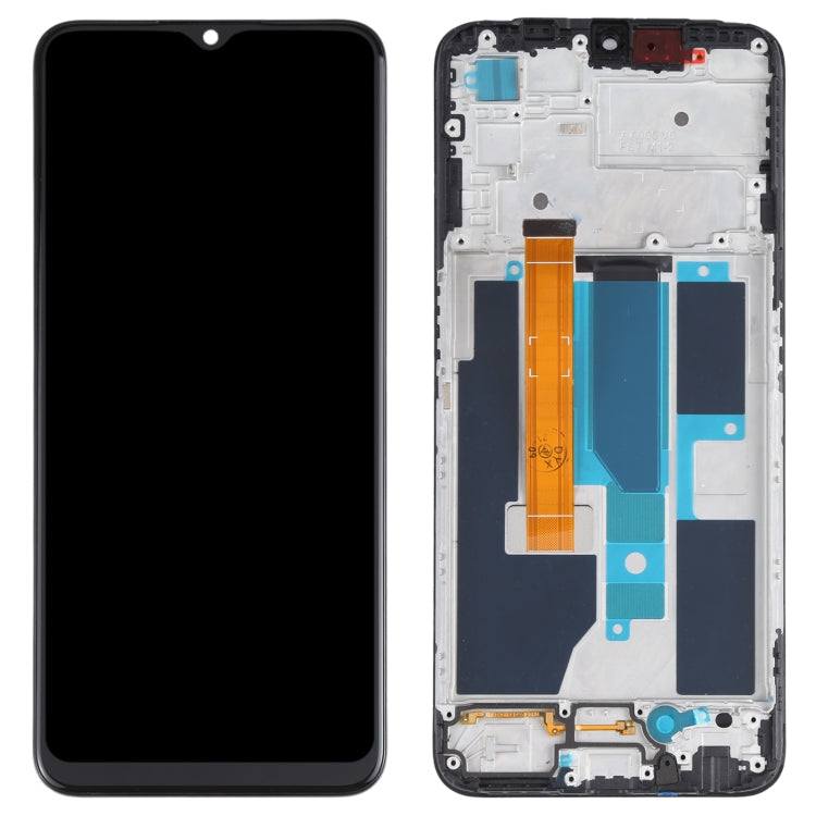 Original LCD Screen and Digitizer Full Assembly With Frame for OPPO A55 5G / Realme V11 5G PEMM00 PEMM20 PEMT00 PEMT20, For OPPO A55 5G