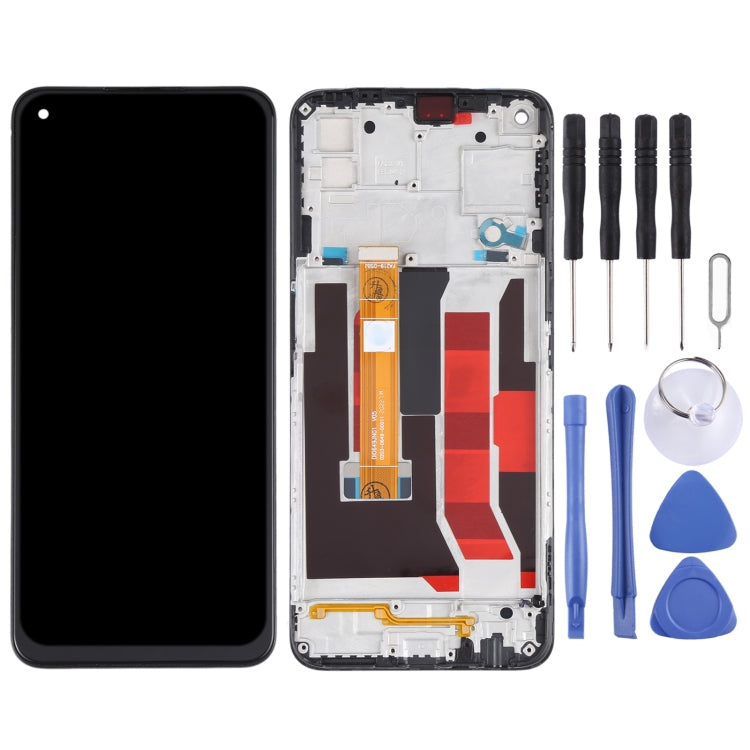 Original LCD Screen and Digitizer Full Assembly With Frame for OPPO A72 5G, For OPPO A72 5G
