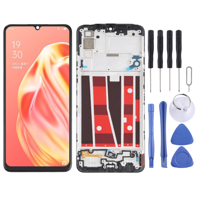 Original LCD Screen and Digitizer Full Assembly With Frame for OPPO A91 PCPM00 CPH2001 CPH2021, For OPPO A91 (Original) For OPPO A91 (Original)