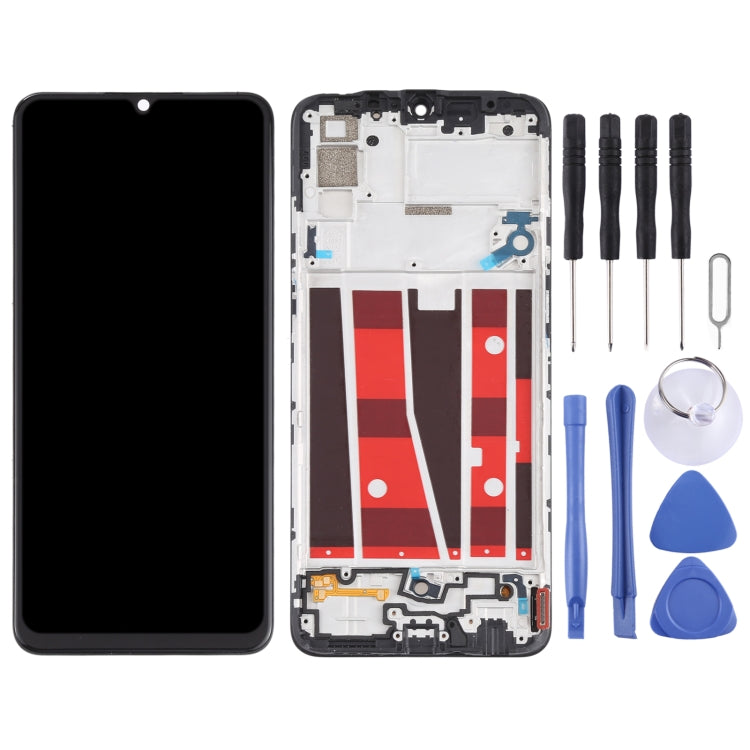Original LCD Screen and Digitizer Full Assembly With Frame for OPPO A91 PCPM00 CPH2001 CPH2021, For OPPO A91 (Original)
