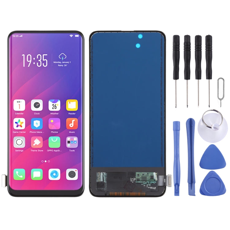 TFT Material LCD Screen and Digitizer Full Assembly for OPPO Find X, For OPPO Find X(TFT Material) For OPPO Find X(TFT Material)