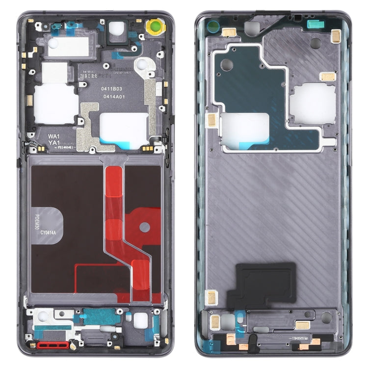 For OPPO Find X2 Pro CPH2025 PDEM30 Original Front Housing LCD Frame Bezel Plate, For OPPO Find X2 Pro For OPPO Find X2 Pro Black