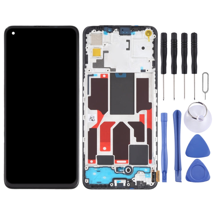 Original LCD Screen and Digitizer Full Assembly With Frame for OPPO K9 PEXM00, For OPPO K9 (Original)