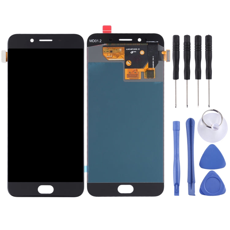 Original LCD Screen and Digitizer Full Assembly for OPPO R9s, For OPPO R9s For OPPO R9s Black