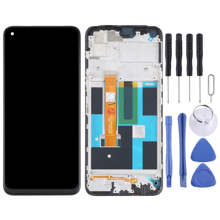 LCD Screen and Digitizer Full Assembly With Frame for OPPO Realme Narzo 20 Pro / Realme 7 (Global) 4G RMX2155, For OPPO Realme 7 (Global) 4G