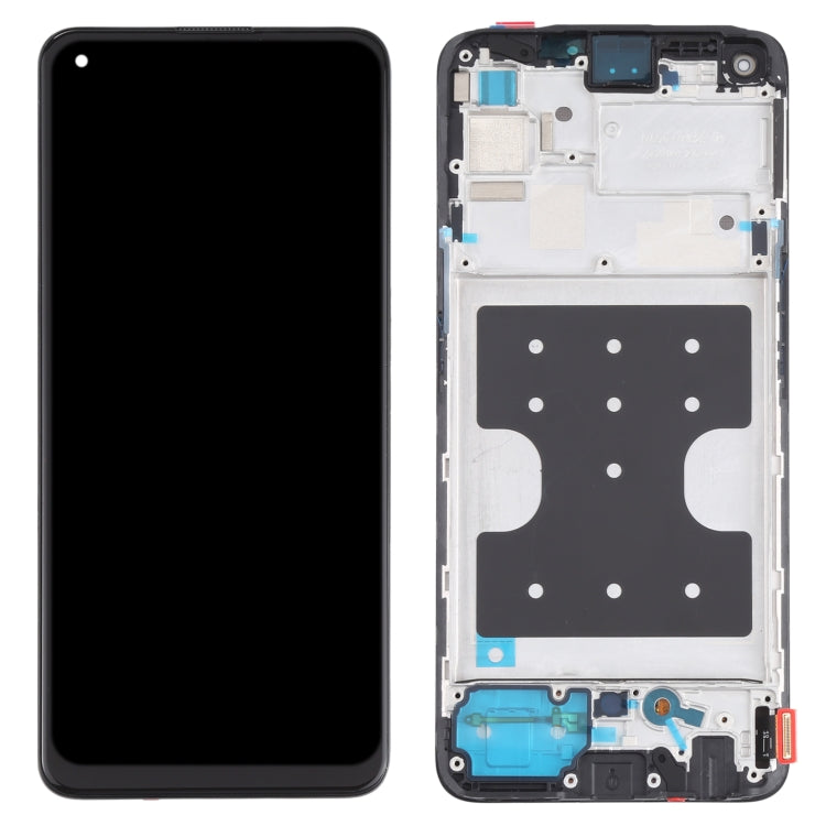Original LCD Screen and Digitizer Full Assembly With Frame for OPPO Realme 7 Pro RMX2170, For OPPO Realme 7 Pro (Original)