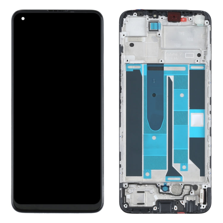 Original LCD Screen and Digitizer Full Assembly with Frame for OPPO Realme 8 4G, For OPPO Realme 8 4G(Original)