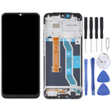 Original LCD Screen and Digitizer Full Assembly With Frame for OPPO Realme C15 RMX2180(Qualcomm Version), For OPPO Realme C15 (Qualcomm)
