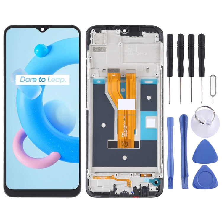 Original LCD Screen and Digitizer Full Assembly With Frame for OPPO Realme C20 / Realme C21 / Realme C11 (2021), For OPPO Realme C20 (Original) For OPPO Realme C20 (Original)