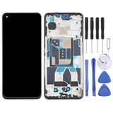 Original Super AMOLED Material LCD Screen and Digitizer Full Assembly with Frame for OPPO Realme GT 5G RMX2202, For OPPO Realme GT 5G (Original)