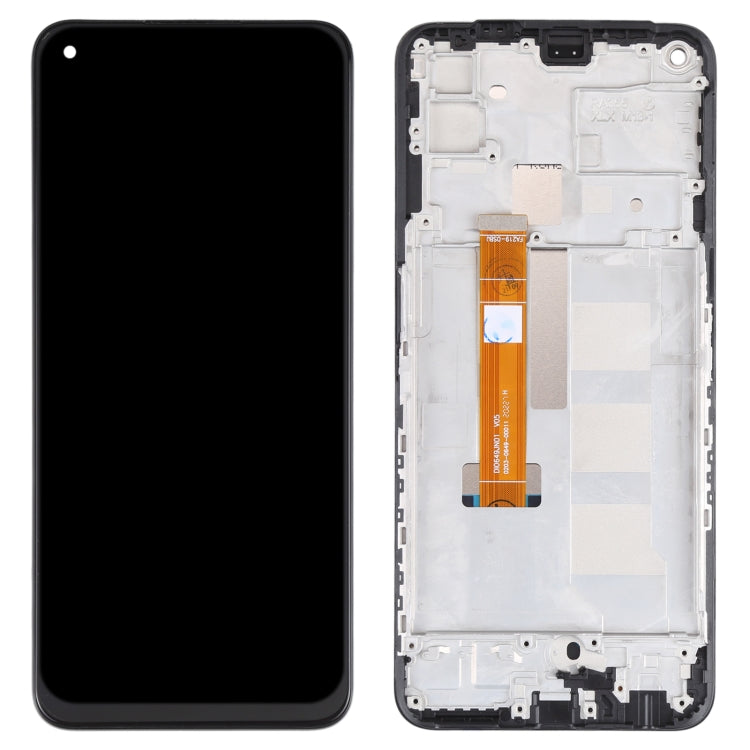 Original LCD Screen and Digitizer Full Assembly With Frame for OPPO Realme Q2 RMX2117, For OPPO Realme Q2