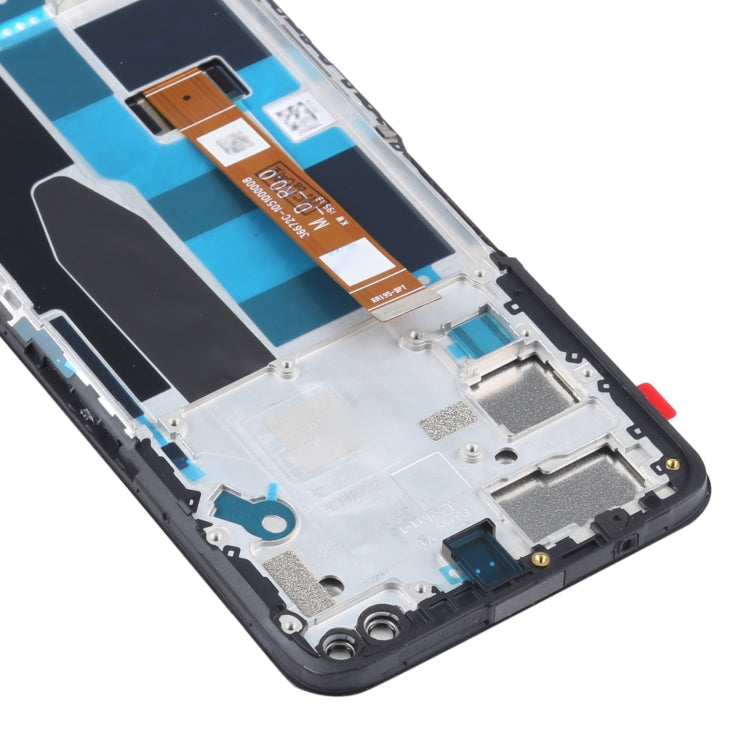 LCD Screen and Digitizer Full Assembly With Frame for OPPO Realme X50 5G RMX2144, For OPPO Realme X50 5G