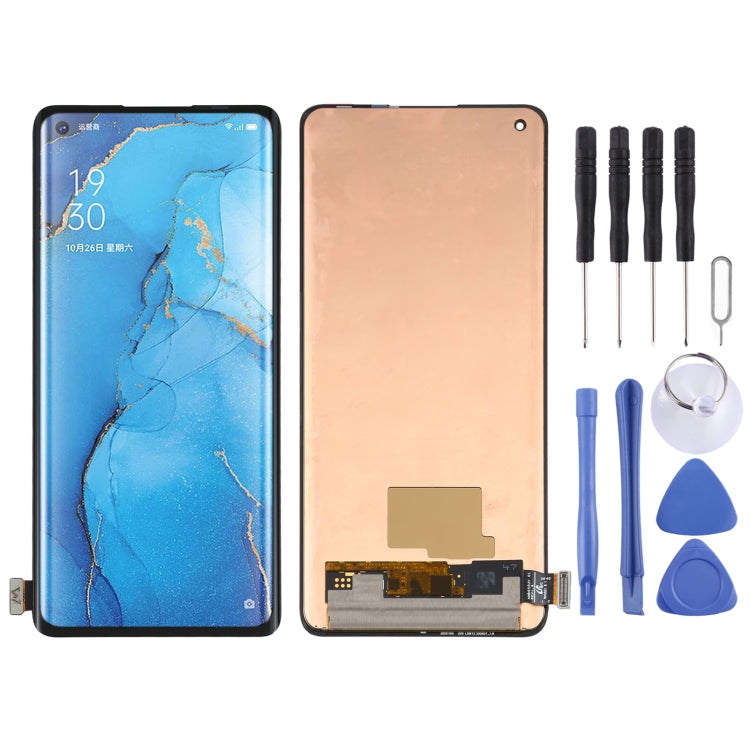 Original AMOLED Material LCD Screen and Digitizer Full Assembly for OPPO Reno 3 Pro 5G / Find X2 Neo CPH2009, For OPPO Reno 3 Pro For OPPO Reno 3 Pro