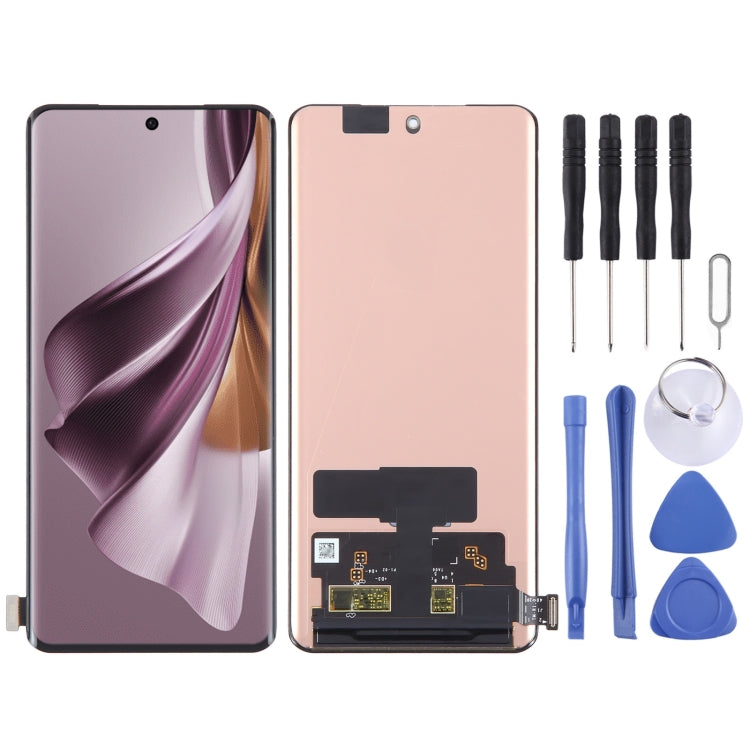 For OPPO Reno10 Pro China OLED Material Original LCD Screen With Digitizer Full Assembly, For OPPO Reno10 Pro+(Original) For OPPO Reno10 Pro+(Original)