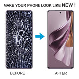For OPPO Reno10 Pro China OLED Material Original LCD Screen With Digitizer Full Assembly, For OPPO Reno10 Pro+(Original)