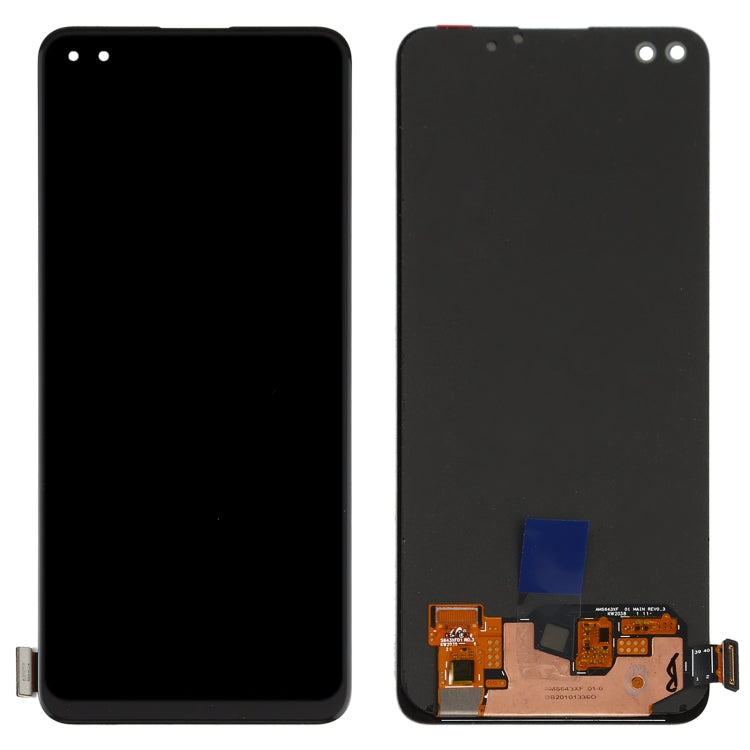 Original AMOLED Material LCD Screen and Digitizer Full Assembly for OPPO Reno4, For OPPO Reno4 4G(AMOLED)