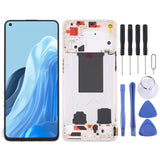 Original LCD Screen and Digitizer Full Assembly with Frame For OPPO Reno7 5G China PFJM10, For OPPO Reno7 5G China For OPPO Reno7 5G China Gold