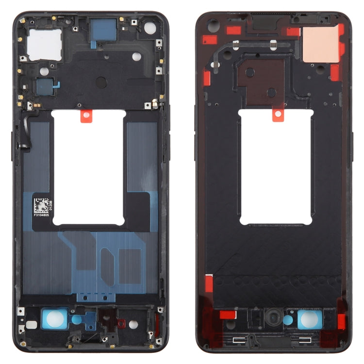 For OPPO Reno7 Pro 5G Front Housing LCD Frame Bezel Plate, For OPPO Reno7 Pro 5G For OPPO Reno7 Pro 5G Black