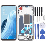 OLED LCD Screen For OPPO Reno7 SE 5G Digitizer Full Assembly with Frame / Fingerprint Identification, For OPPO Reno7 SE 5G(with Fingerprint) For OPPO Reno7 SE 5G(with Fingerprint)