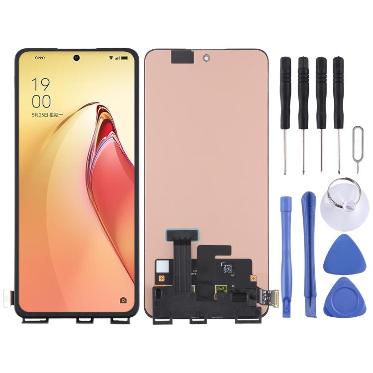 For OPPO Reno8 Pro 5G CPH2357 Original AMOLED Material LCD Screen with Digitizer Full Assembly, For OPPO Reno8 Pro 5G(Original) For OPPO Reno8 Pro 5G(Original)