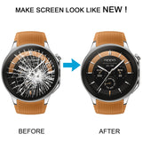 For OPPO Watch X LCD Screen and Digitizer Full Assembly With Frame, For OPPO Watch X (Black), For OPPO Watch X (Silver)
