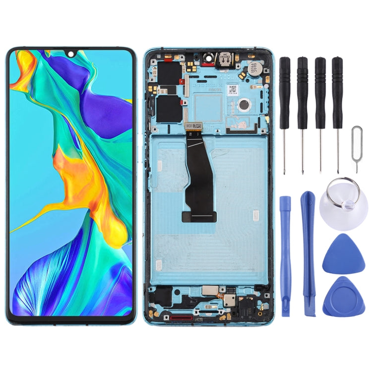 LCD Screen and Digitizer Full Assembly with Frame for Huawei P30, For P30, For Huawei P30(Original), For Huawei P30(Breathing Crystal) For P30 Twilight