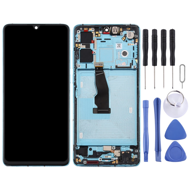 LCD Screen and Digitizer Full Assembly with Frame for Huawei P30, For P30, For Huawei P30(Original), For Huawei P30(Breathing Crystal)