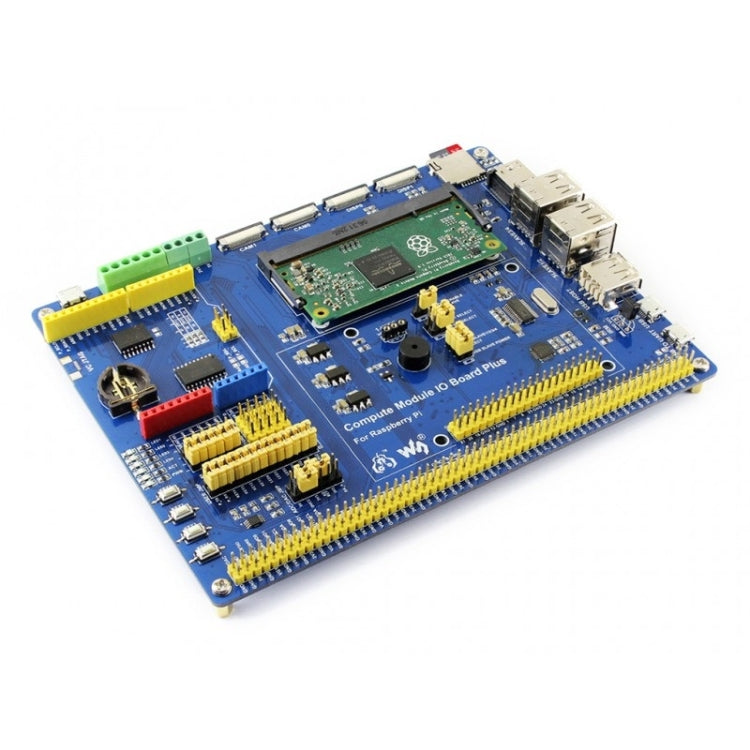 Waveshare Compute Module IO Board Plus for Raspberry Pi CM3 / CM3L / CM3+ / CM3+L, For Raspberry Pi CM3