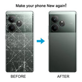 For Realme GT 6 Global Original Back Cover with Camera Lens Cover, For Realme GT 6 Global(Original with Camera Cover), For Realme GT 6(Original)