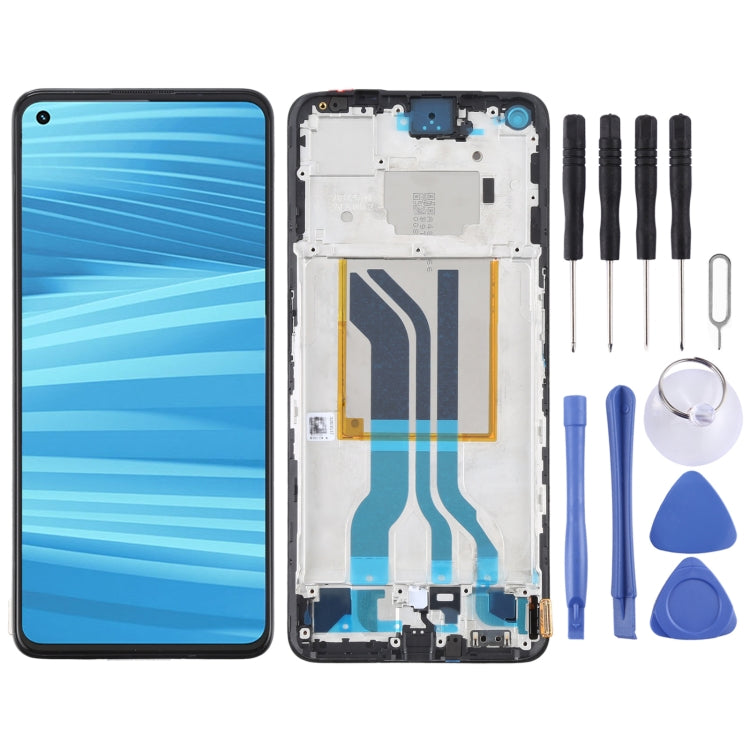 Original AMOLED LCD Screen Digitizer Full Assembly with Frame, For Realme GT Neo 3T RMX3372 RMX3371, For Realme GT2, For Realme GT Neo2T For Realme GT2