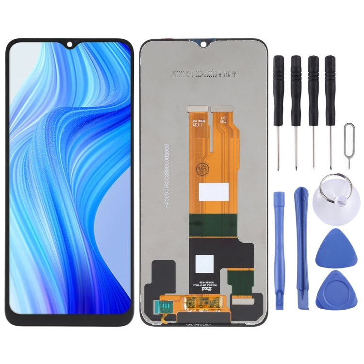 Original LCD Screen and Digitizer Full Assembly For Realme V30, For Realme V30 For Realme V30
