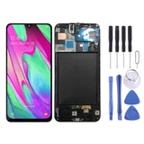 Original LCD Screen and Digitizer Full Assembly with Frame for Galaxy A50 SM-A505F, For Samsung Galaxy A50 (Frame) For Samsung Galaxy A50 (Frame)