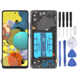 For Samsung Galaxy A51 5G SM-A516 6.43 inch OLED LCD Screen Digitizer Full Assembly with Frame, For Samsung Galaxy A51 5G 6.43 inch For Samsung Galaxy A51 5G 6.43 inch Black