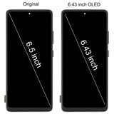 For Samsung Galaxy A51 5G SM-A516 6.43 inch OLED LCD Screen Digitizer Full Assembly with Frame, For Samsung Galaxy A51 5G 6.43 inch
