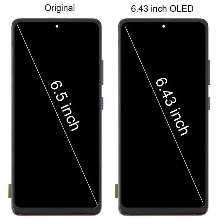 For Samsung Galaxy A51 5G SM-A516 6.43 inch OLED LCD Screen Digitizer Full Assembly with Frame, For Samsung Galaxy A51 5G 6.43 inch