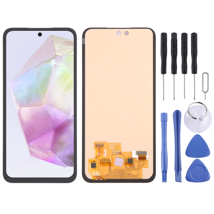 For Samsung Galaxy A55 SM-A556B 6.43 inch OLED LCD Screen Digitizer Full Assembly with Frame, For Samsung Galaxy A55 6.43 inch (OLED) For Samsung Galaxy A55 6.43 inch (OLED)