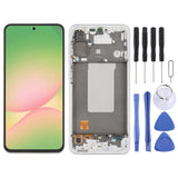 For Samsung Galaxy A56 SM-A566B Original LCD Screen Digitizer Full Assembly with Frame, For Samsung Galaxy A56(Original) For Samsung Galaxy A56(Original) Silver