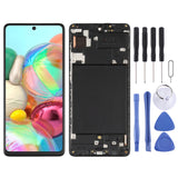 Original Super AMOLED Material LCD Screen and Digitizer Full Assembly with Frame for Galaxy A71, For Samsung Galaxy A71(Original with Frame) For Samsung Galaxy A71(Original with Frame)