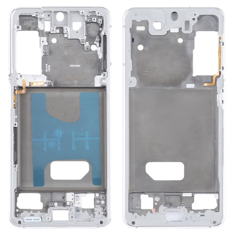 For Samsung Galaxy S21 Middle Frame Bezel Plate , For Samsung Galaxy S21 For Samsung Galaxy S21 Silver