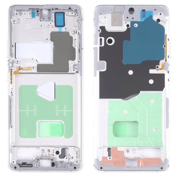 For Samsung Galaxy S21 Ultra 5G SM-G998B Middle Frame Bezel Plate , For Samsung Galaxy S21 Ultra 5G For Samsung Galaxy S21 Ultra 5G Silver