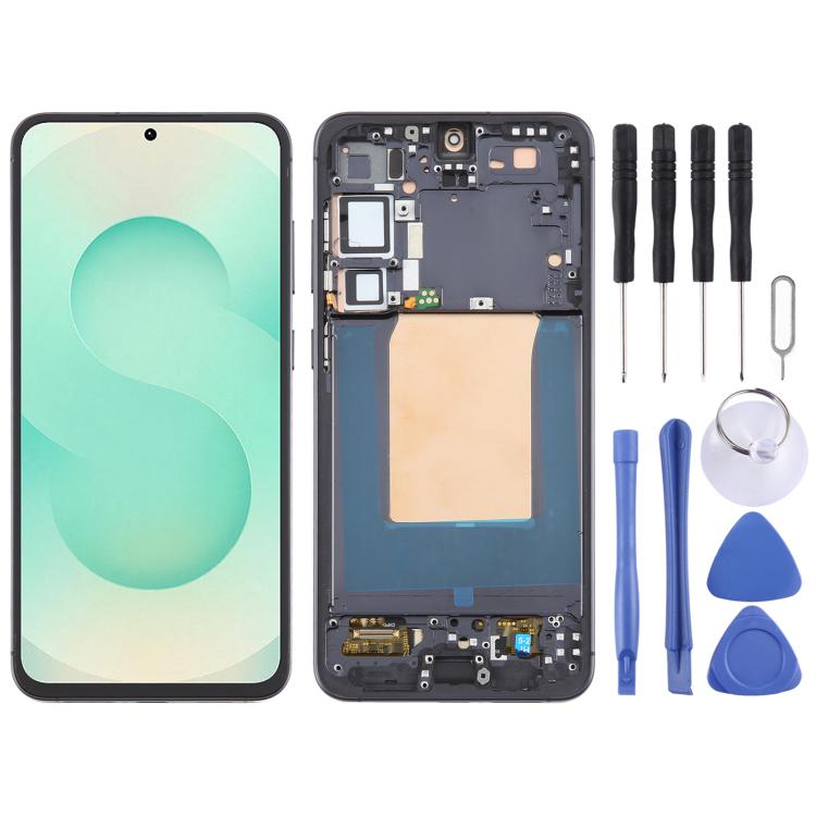 For Samsung Galaxy S25+ SM-S936B OLED LCD Screen Digitizer Full Assembly with Frame, For Samsung Galaxy S25+ For Samsung Galaxy S25+
