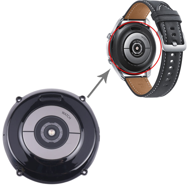 Original Back Cover With Heart Rate Sensor + Wireless Charging Module For Samsung Galaxy Watch 3 45mm SM-R840, For Samsung Galaxy Watch 3 45mm SM-R840