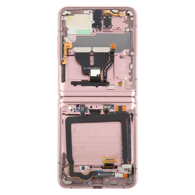 For Samsung Galaxy Z Flip 5G SM-F707 LCD Screen Digitizer Full Assembly with Frame, For Samsung Galaxy Z Flip 5G